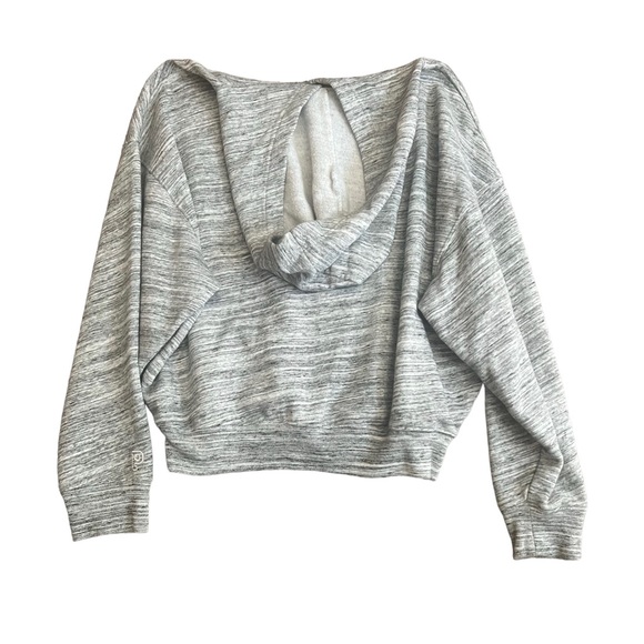 🛑Donated!🛑VS PINK *Oh So Soft* Hoodie Space-dye Heather Grey Batwing - Picture 2 of 8